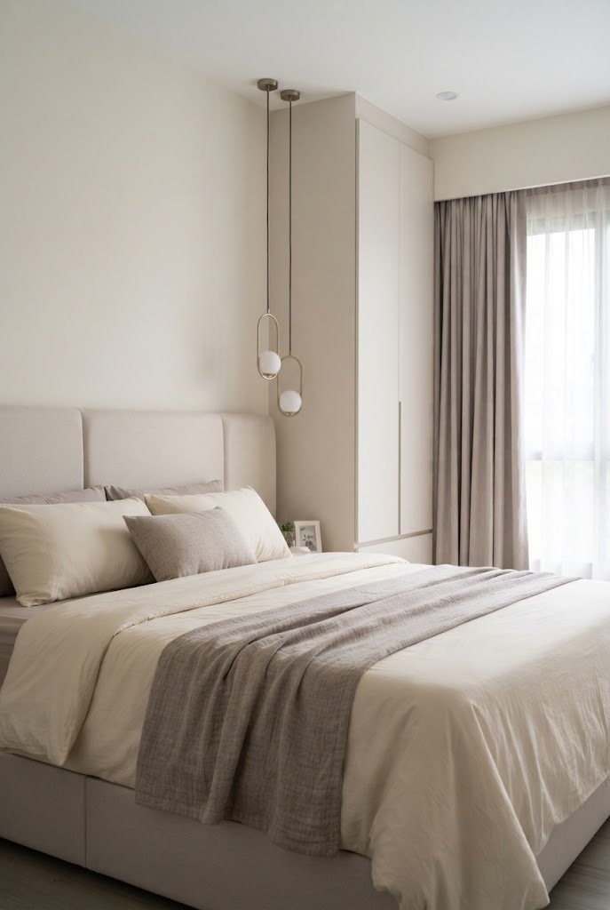 Furnished master bedroom